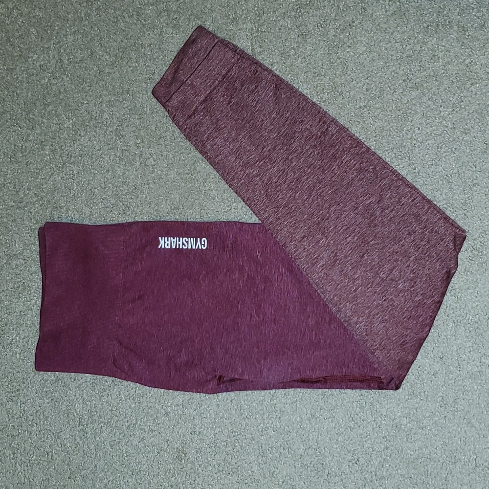 Gymshark Adapt Ombre Burgundy Leggings